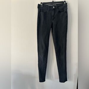 American Eagle Outfitters Black High Rise Jeggings